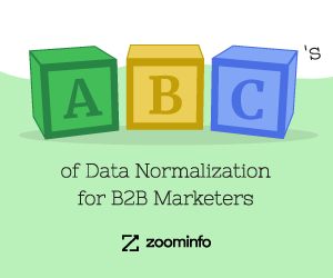 ABCs of Data Normalization for B2B Marketers